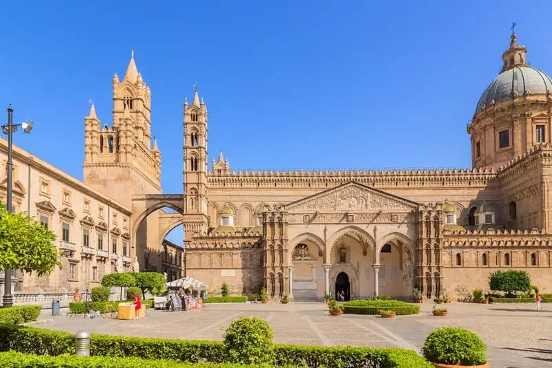 The cathedral in Palermo
